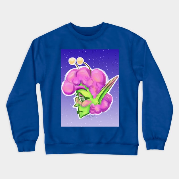 sad lonely popstar Crewneck Sweatshirt by wheeliescoot